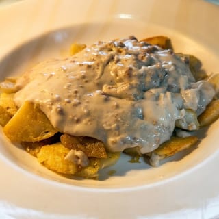 Sausage Gravy over Home-fries