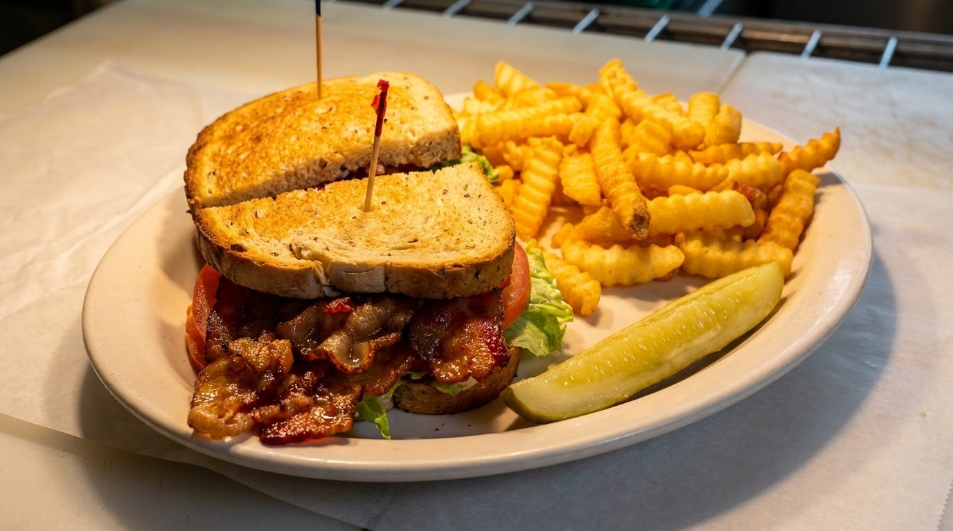 BLT (Bacon, Lettuce & Tomato) Sandwich.