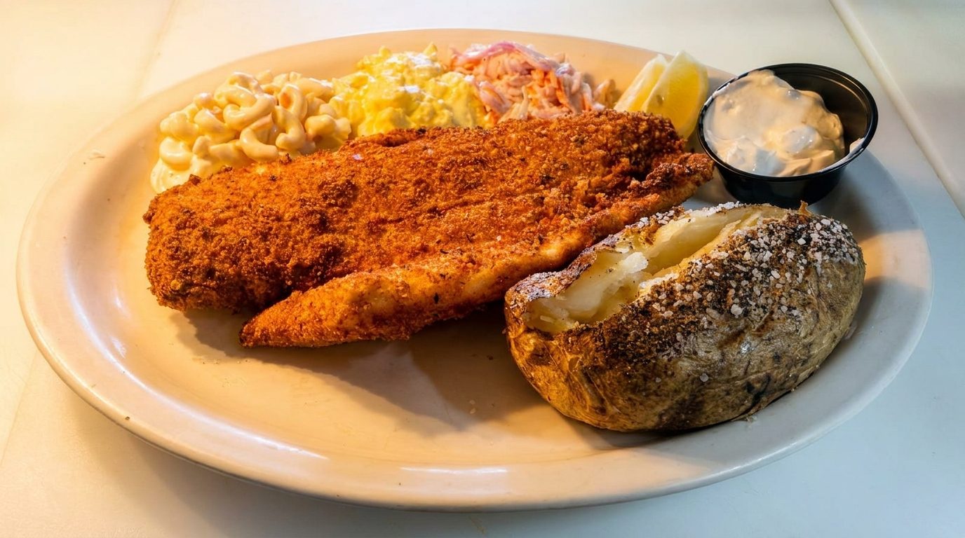 Breaded Haddock.