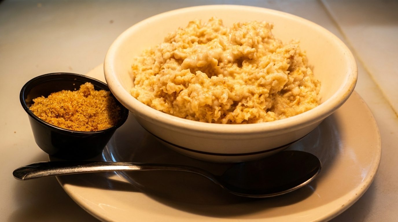 Cup: Oatmeal.