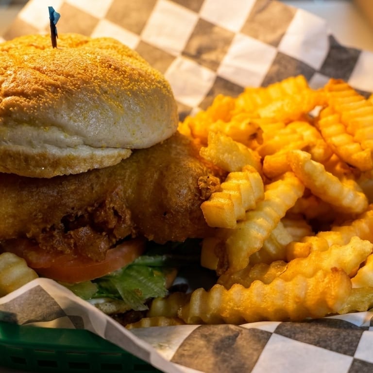 Delicious Fish Sandwich Awaits
