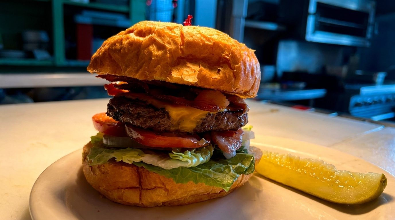 Awesome Angus Burger.