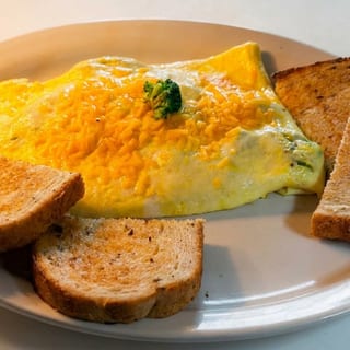Broccoli & Cheese Omelette